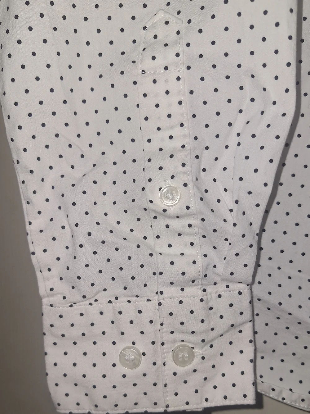 H&M White Blouse with Black Microdot Print - Picture 6 of 7